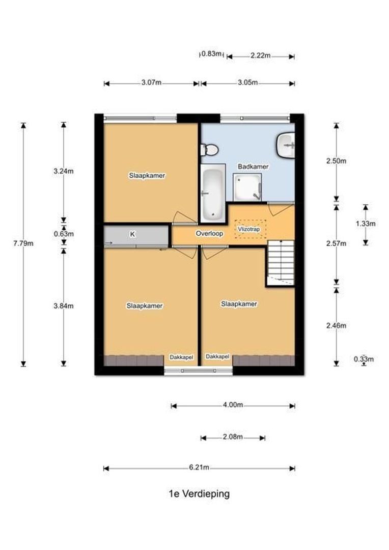 Achterzeeweg 4, Noordwijk plattegrond-1
