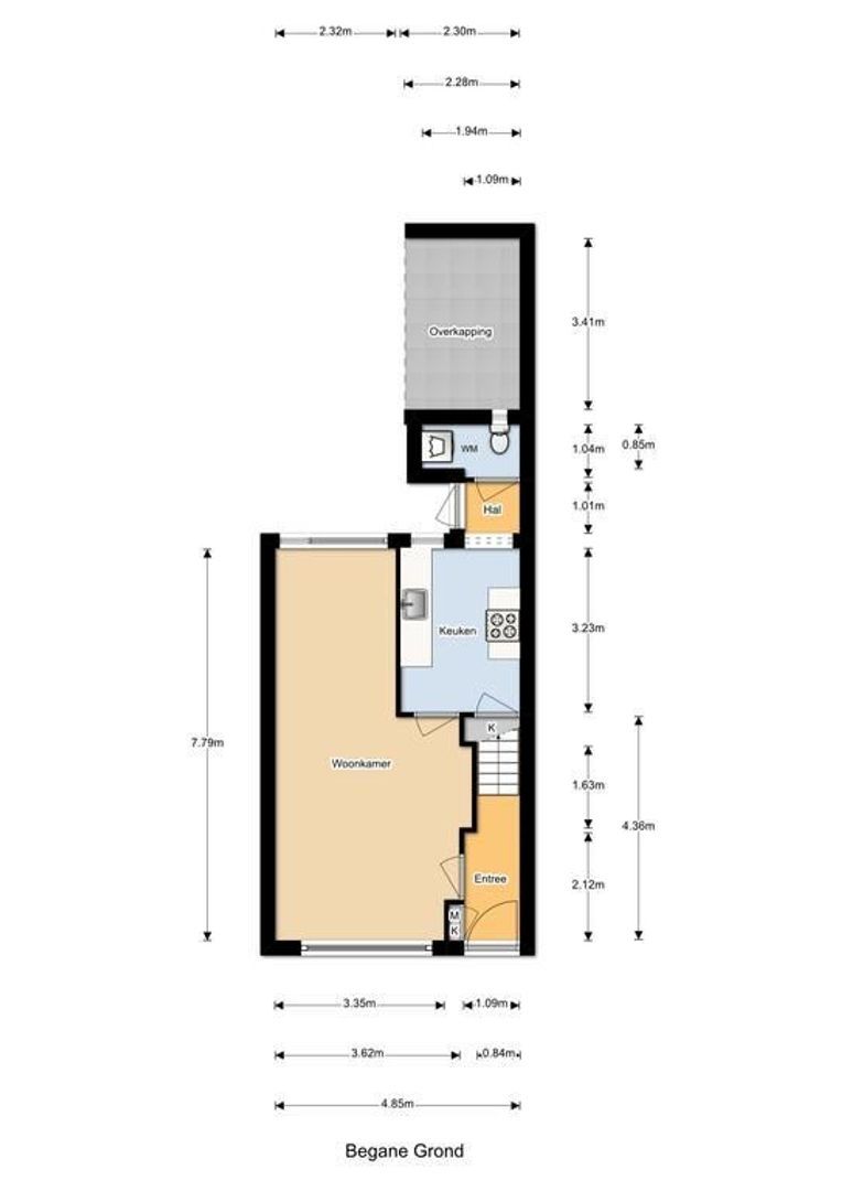 Achterzeeweg 4, Noordwijk plattegrond-0