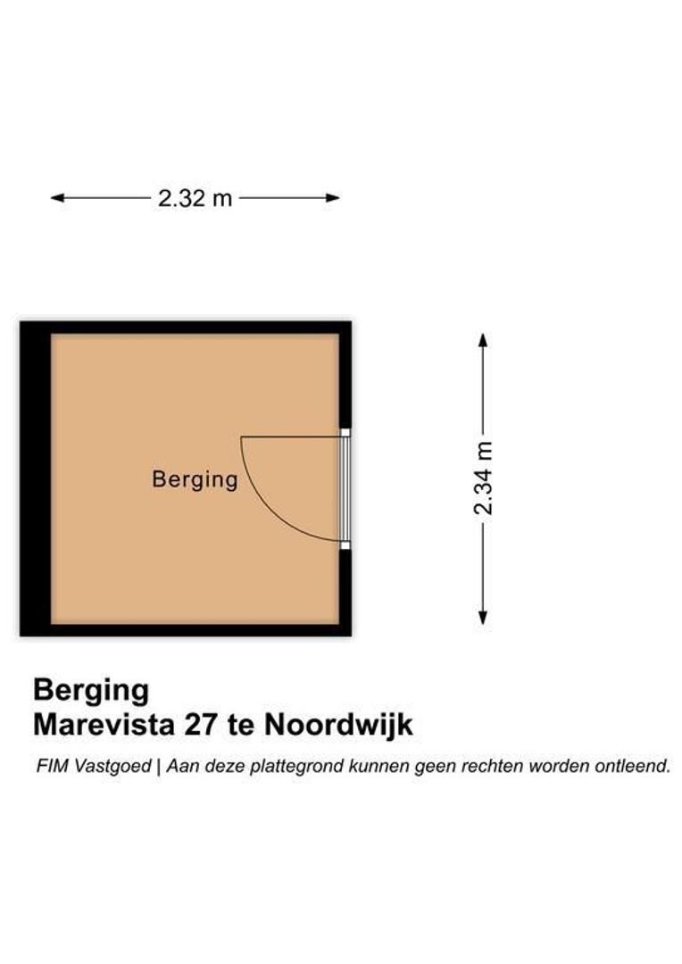 Marevista 27, Noordwijk plattegrond-1