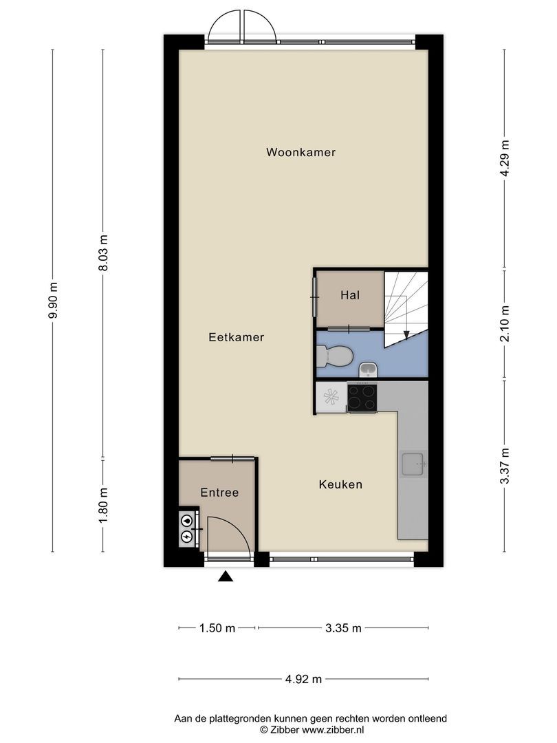 Langevelderweg 141, Noordwijkerhout plattegrond-1