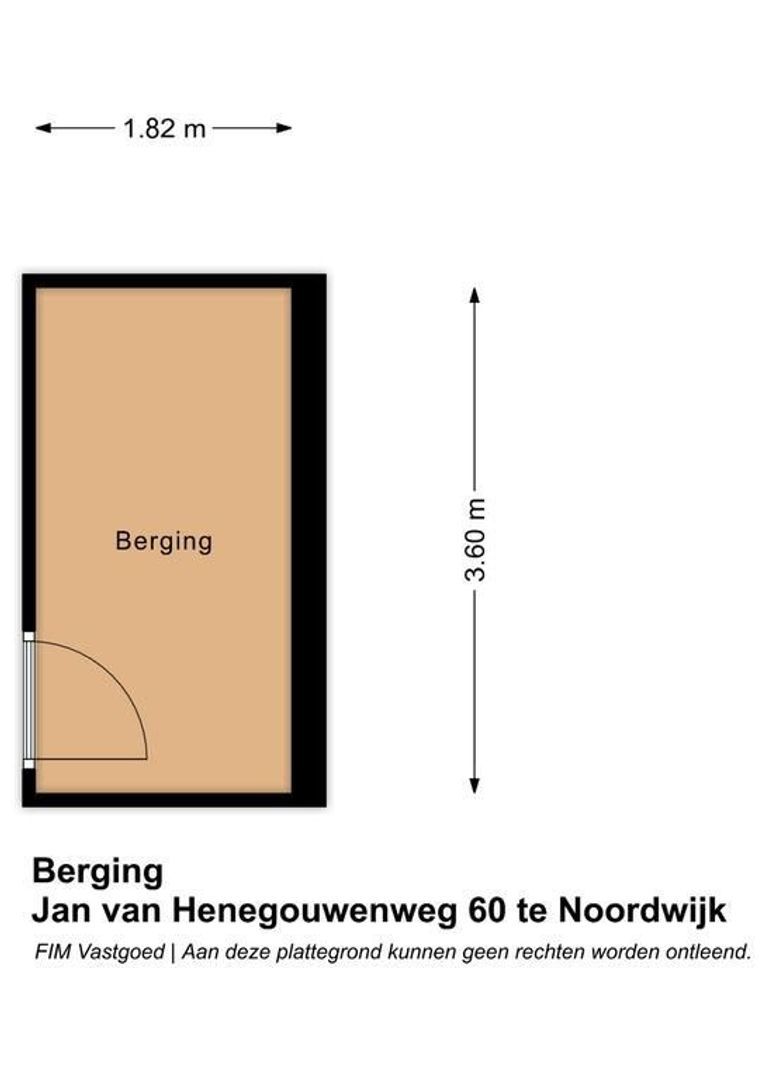 Jan van Henegouwenweg 60, Noordwijk plattegrond-0