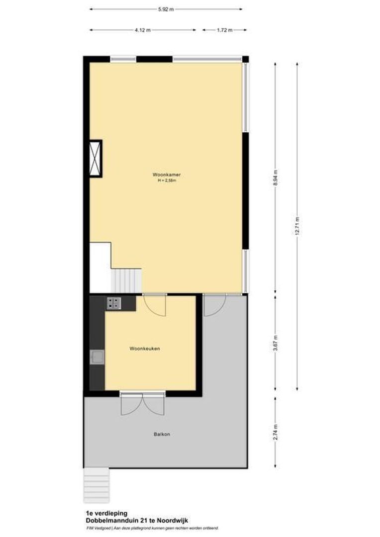 Dobbelmannduin 21, Noordwijk plattegrond-2