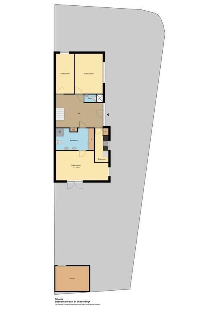 Dobbelmannduin 21, Noordwijk plattegrond-0