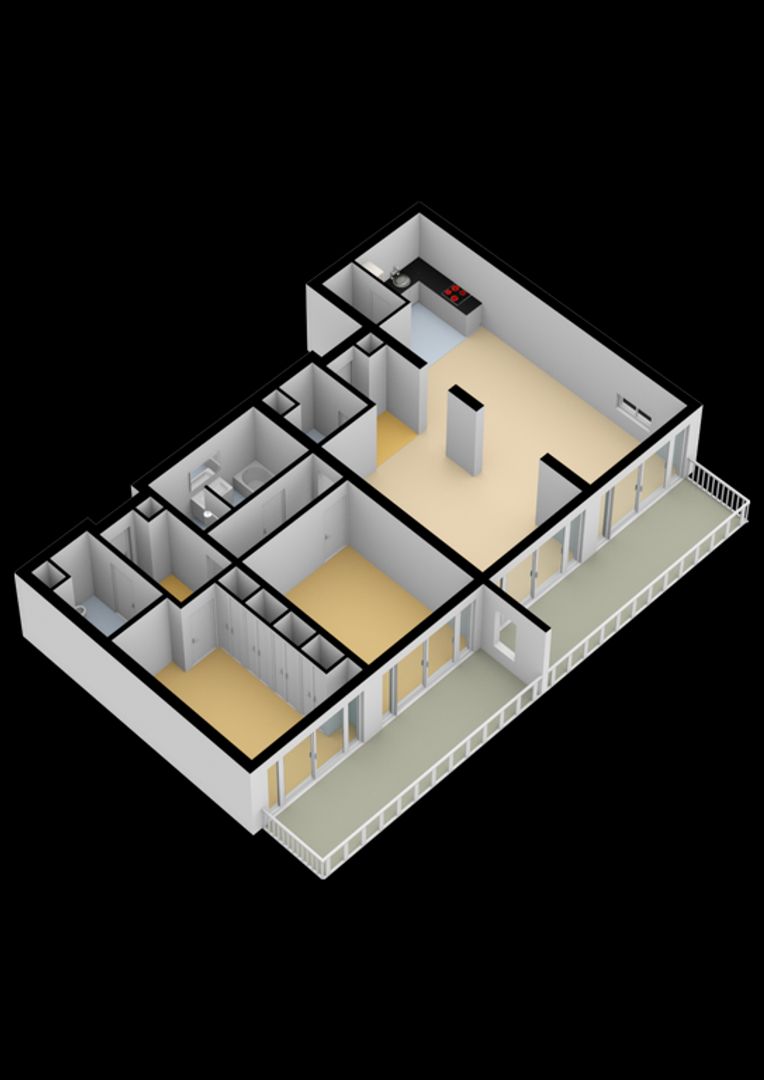 Duindistel 58 - 59, Noordwijk plattegrond-2