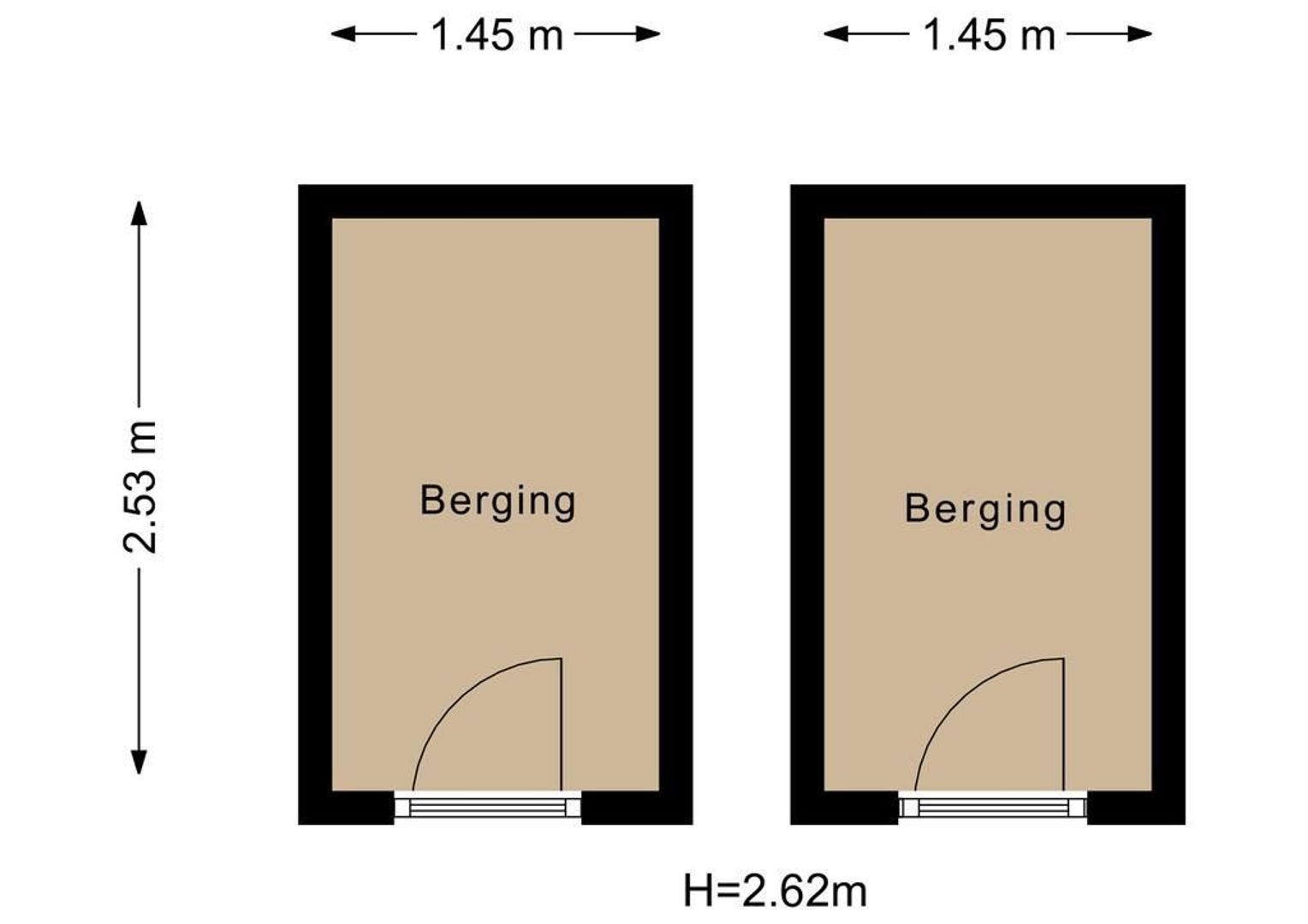 Duindistel 58 - 59, Noordwijk plattegrond-1