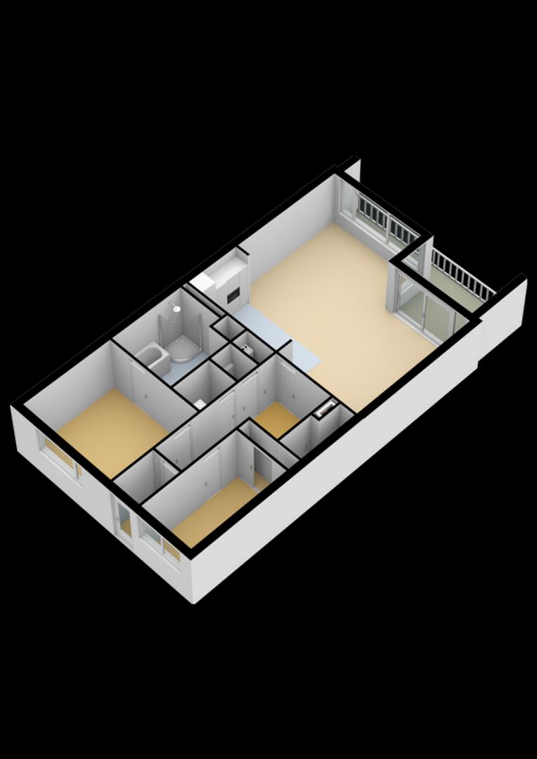 Parallel Boulevard 248, Noordwijk plattegrond-2