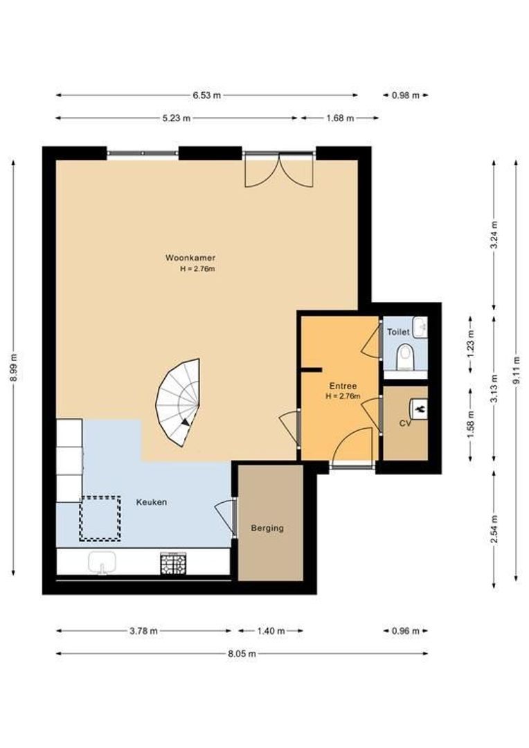 Lindenplein 6 C, Noordwijk plattegrond-0