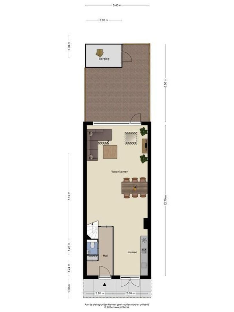 Nieuwe Voorstraat 7, Noordwijk plattegrond-0