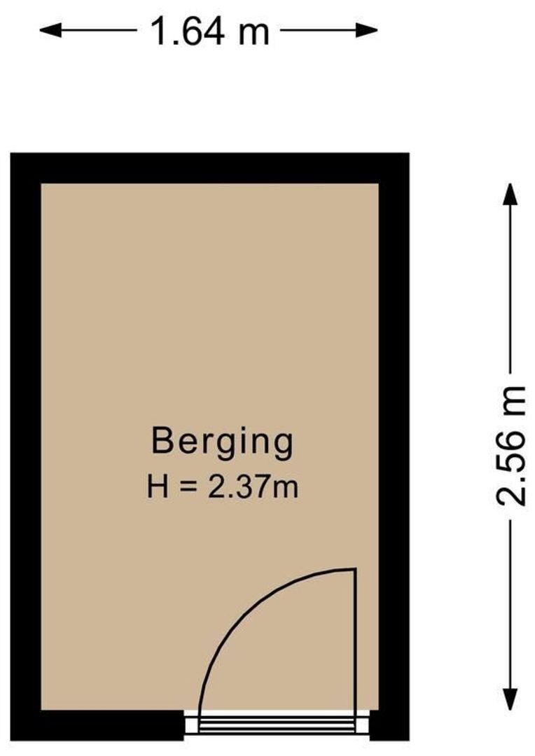 Beyaert 46, Noordwijk plattegrond-1