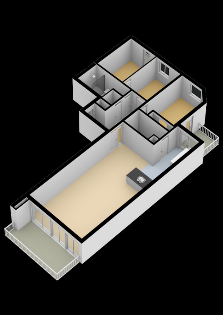 Beyaert 46, Noordwijk plattegrond-3