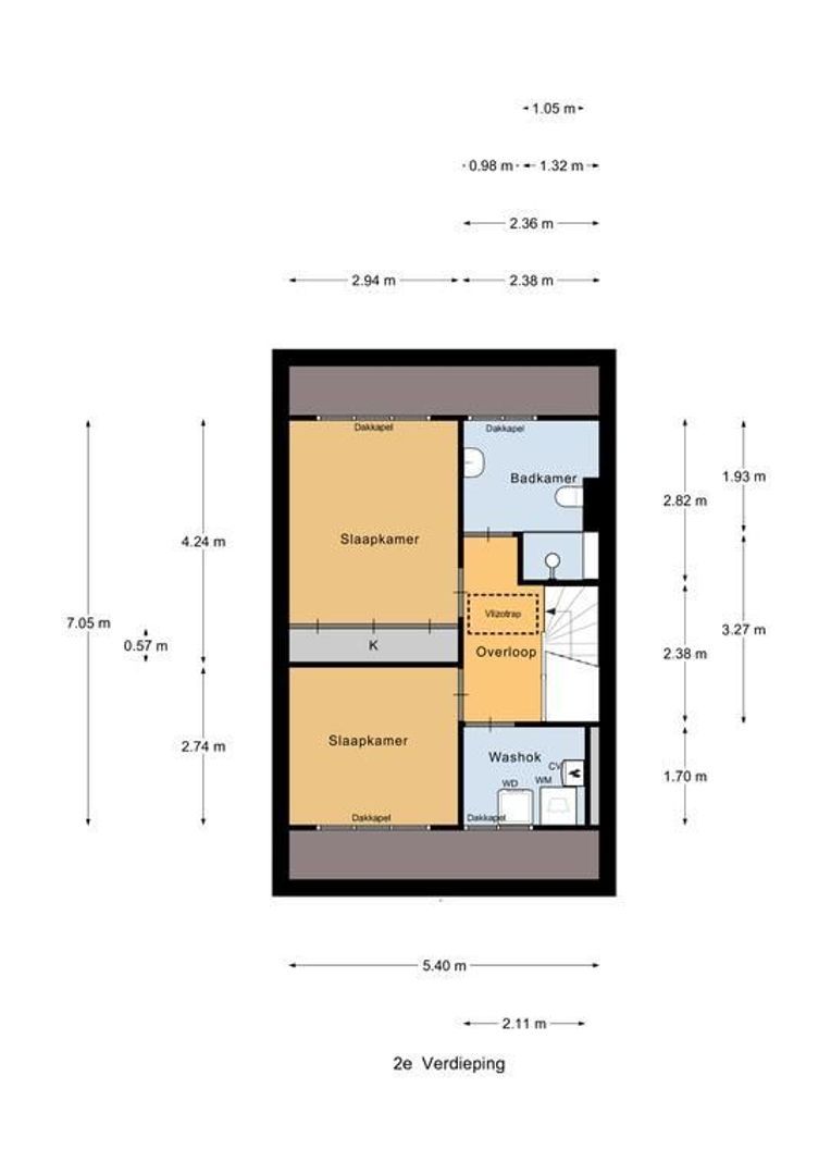 Jan de Ridderstraat 15, Noordwijk plattegrond-1