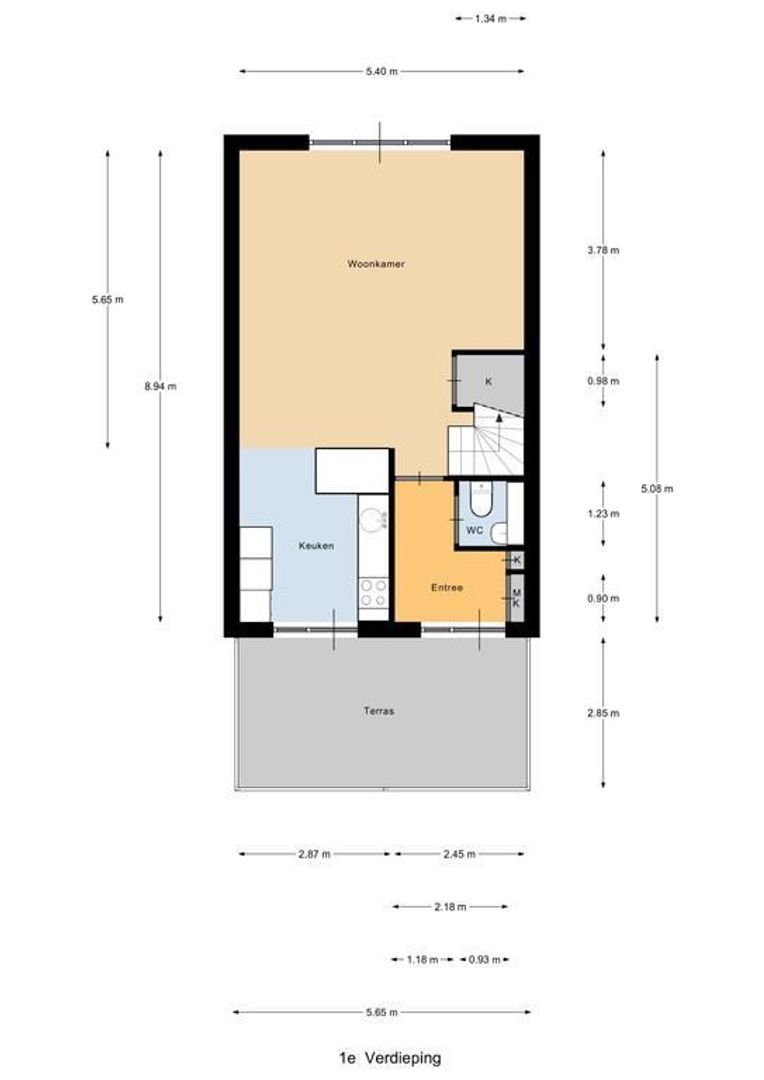 Jan de Ridderstraat 15, Noordwijk plattegrond-0