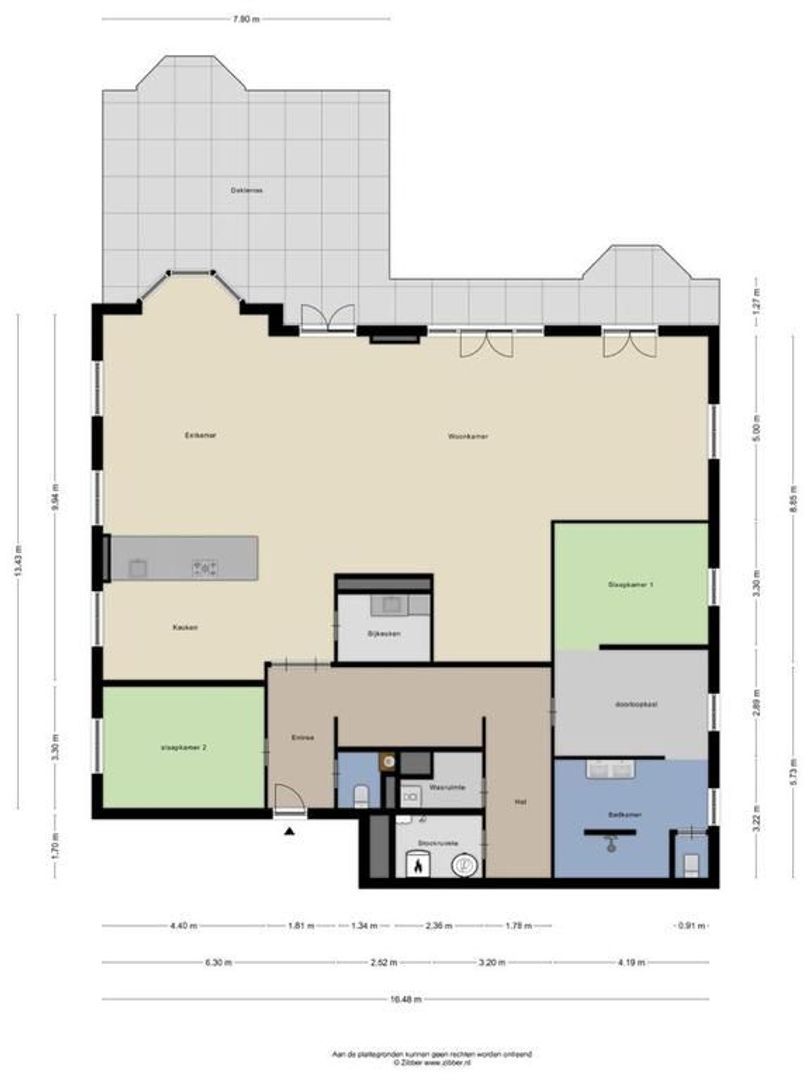 Max Liebermannstraat 18 A, Noordwijk plattegrond-0