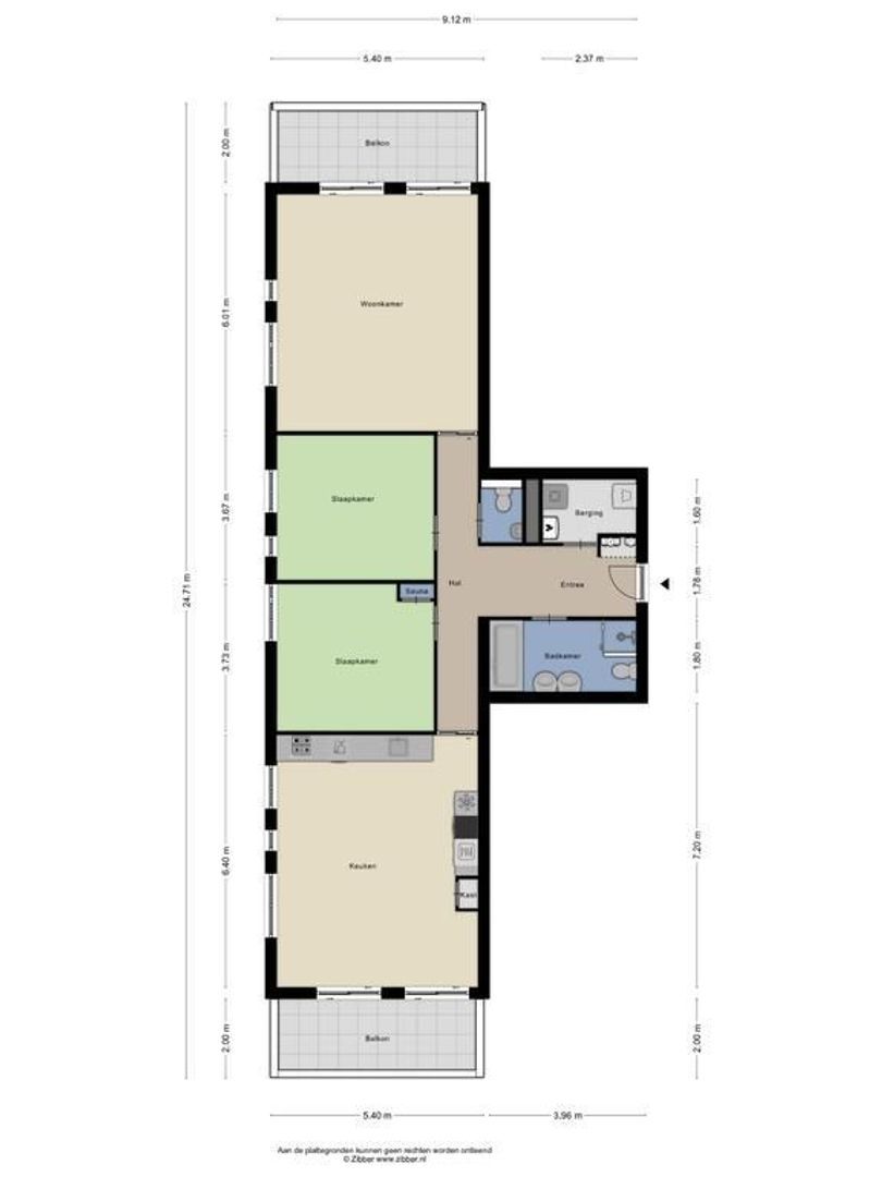 Akkerwinde 22, Noordwijk plattegrond-0