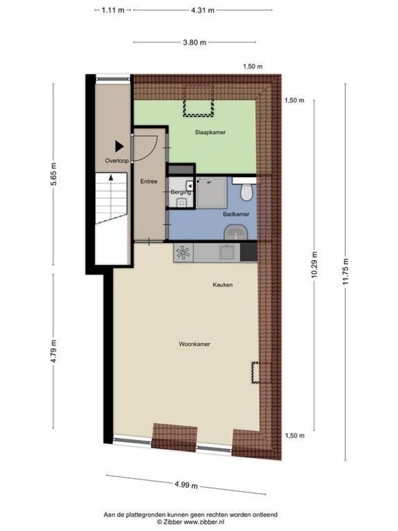 Voorstraat 54 C, Noordwijk plattegrond-0