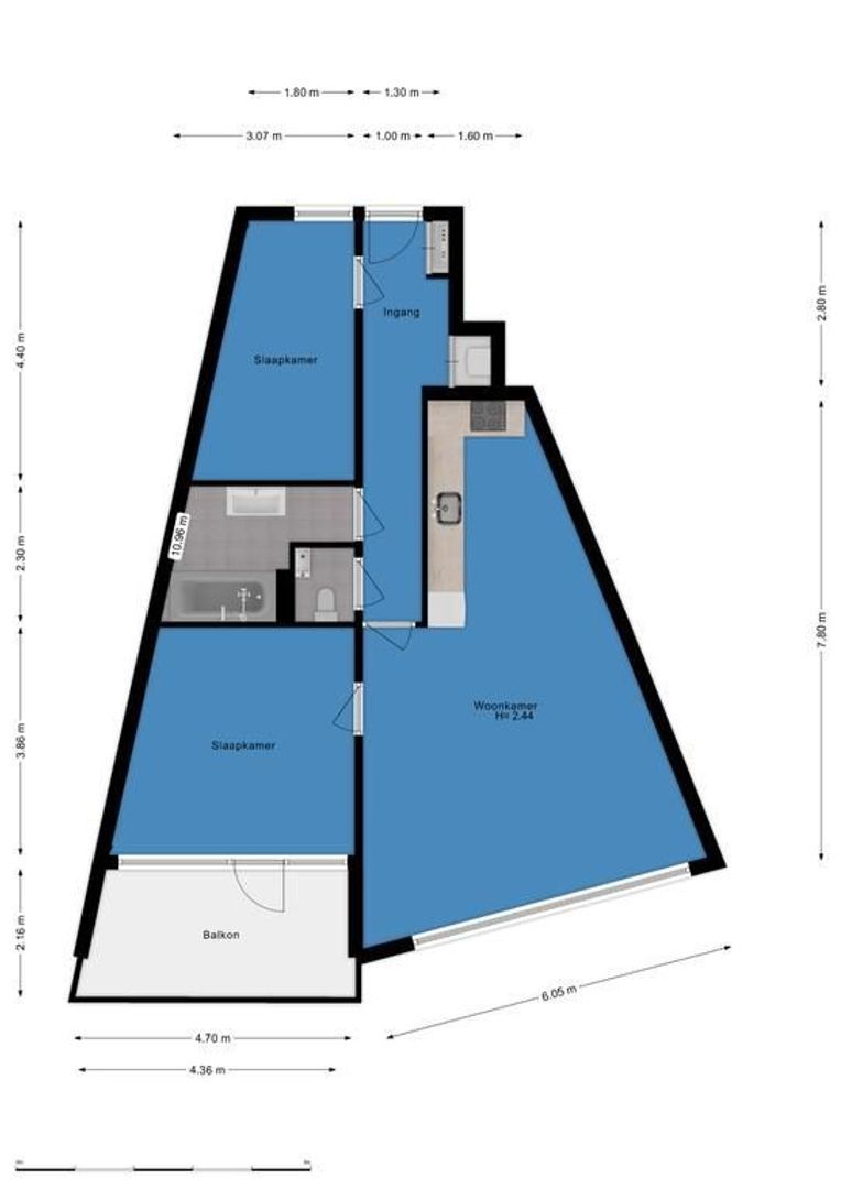 Zandbank 41, Noordwijk plattegrond-0