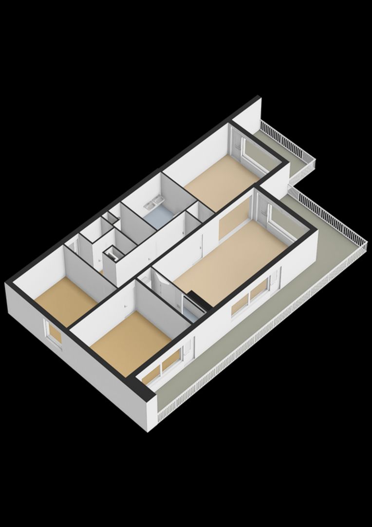 Residence Rembrandt 63, Noordwijk plattegrond-1