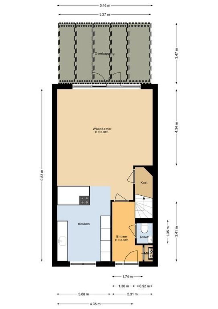 Binnenhof 33, Noordwijk plattegrond-1