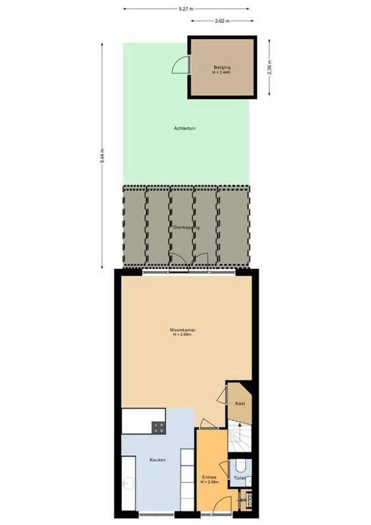 Binnenhof 33, Noordwijk plattegrond-0