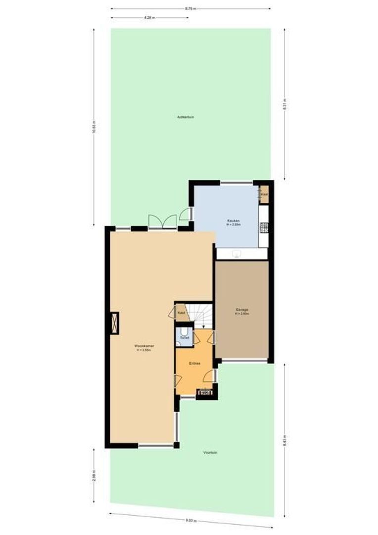 Het Laantje 7, Noordwijk plattegrond-0