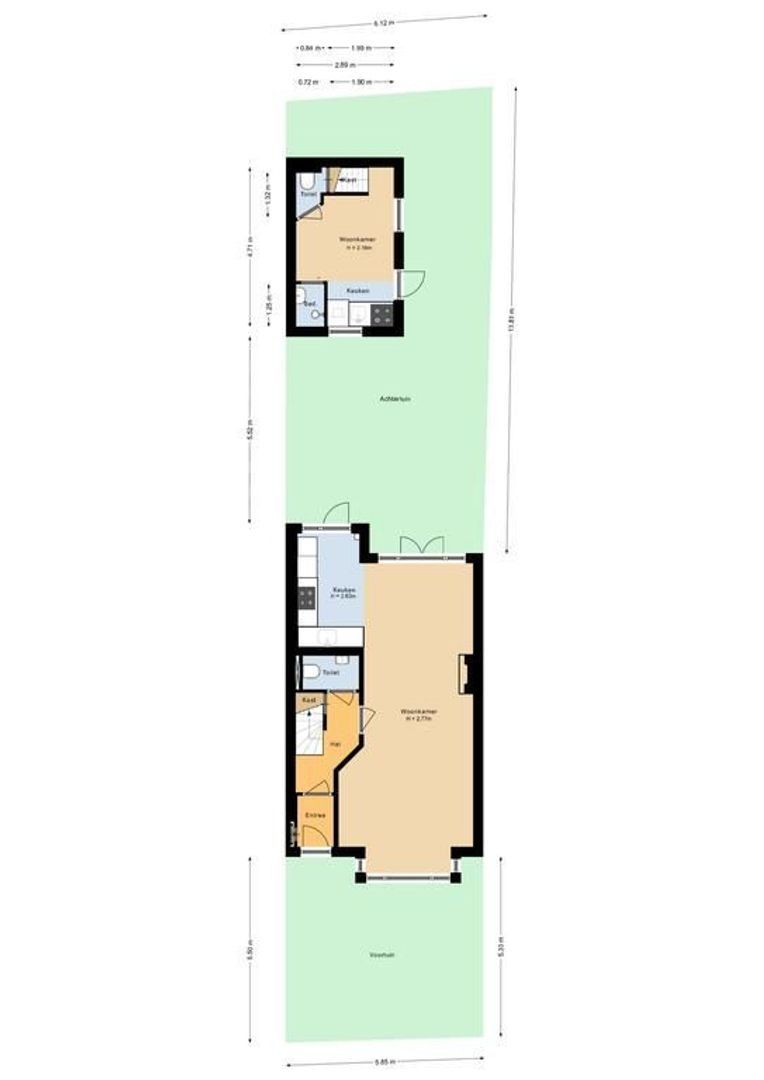 Quarles van Uffordstraat 49, Noordwijk plattegrond-0