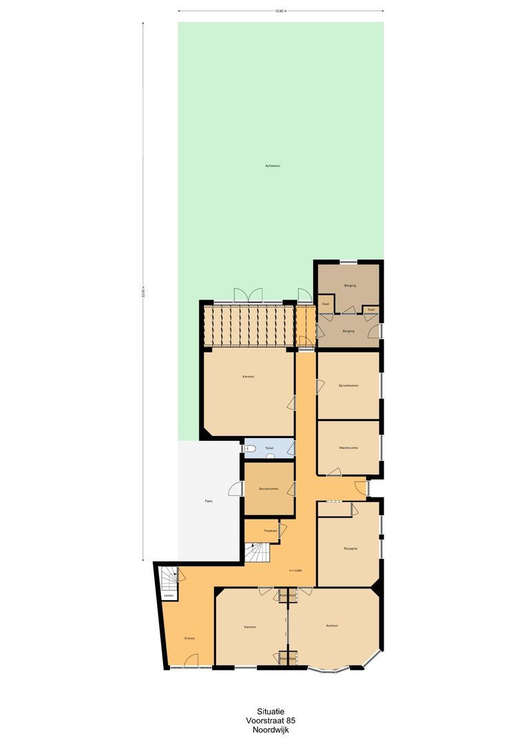 Voorstraat 85, Noordwijk plattegrond-0