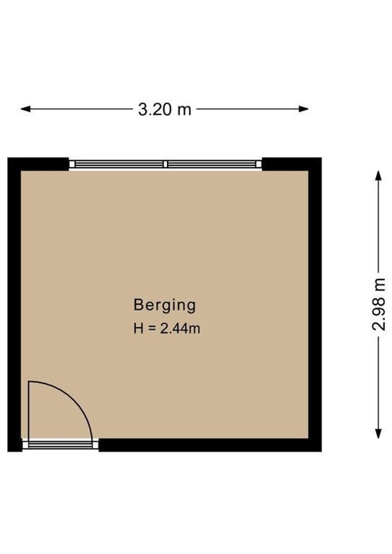Beeklaan 90, Noordwijk plattegrond-1