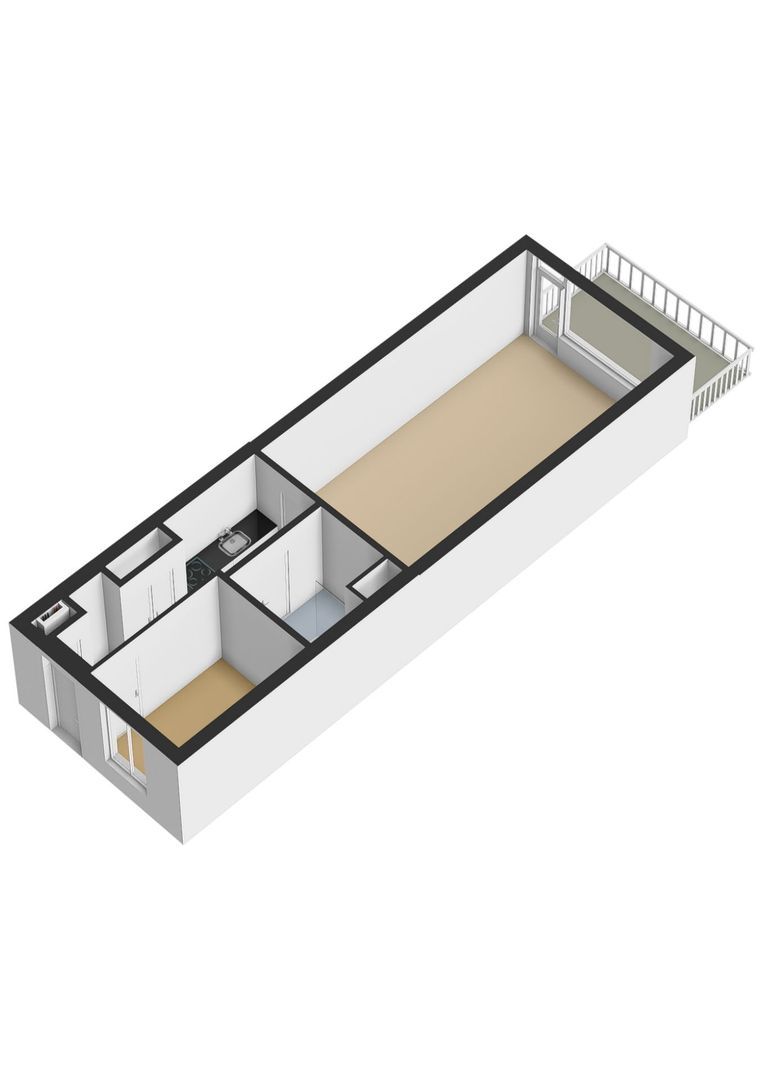 Residence Rembrandt 59, Noordwijk plattegrond-2