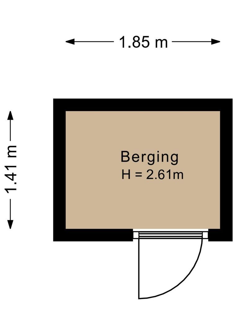 Residence Rembrandt 59, Noordwijk plattegrond-1