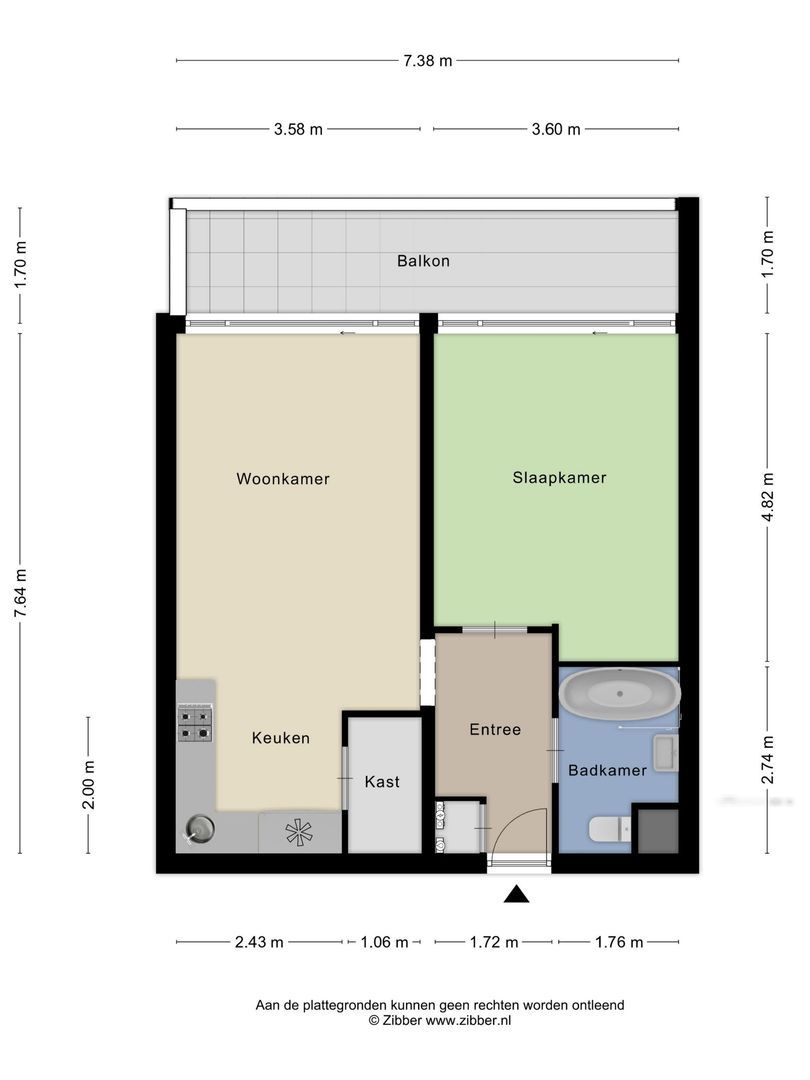 Duindistel 46, Noordwijk plattegrond-0