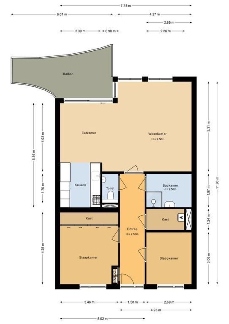 Tamarijnslaantje 9, Noordwijk plattegrond-0