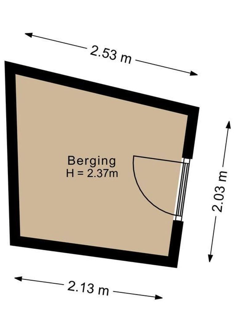 Voorstraat 116, Noordwijk plattegrond-1
