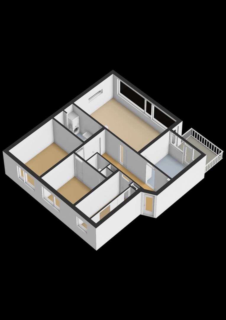 Beeklaan 218, Noordwijk plattegrond-2