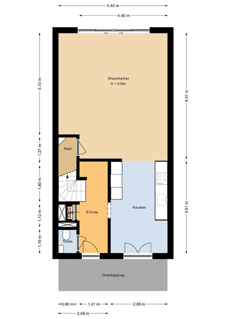 Sint Bavotuin 17, Noordwijkerhout plattegrond-1