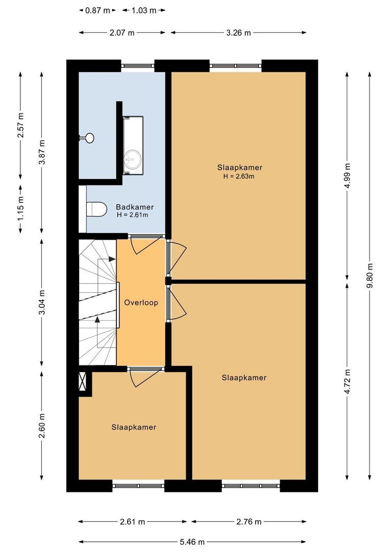 Sint Bavotuin 17, Noordwijkerhout plattegrond-2