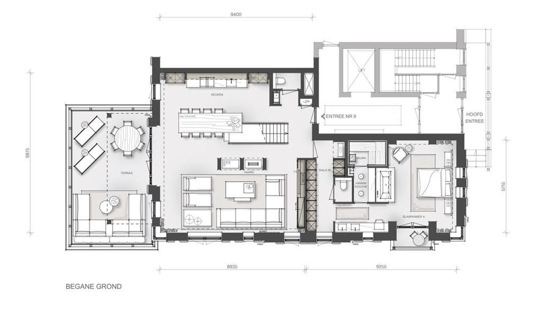 Rembrandtweg 9, Noordwijk plattegrond-0