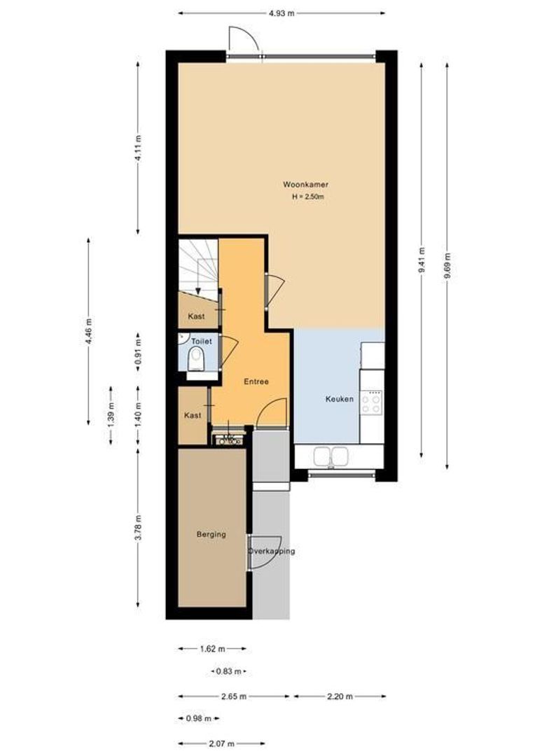 Elzenkant 4, Noordwijk plattegrond-1