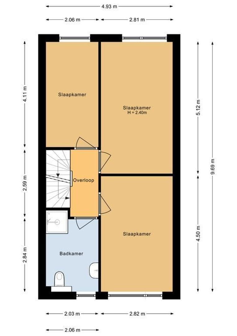 Elzenkant 4, Noordwijk plattegrond-2