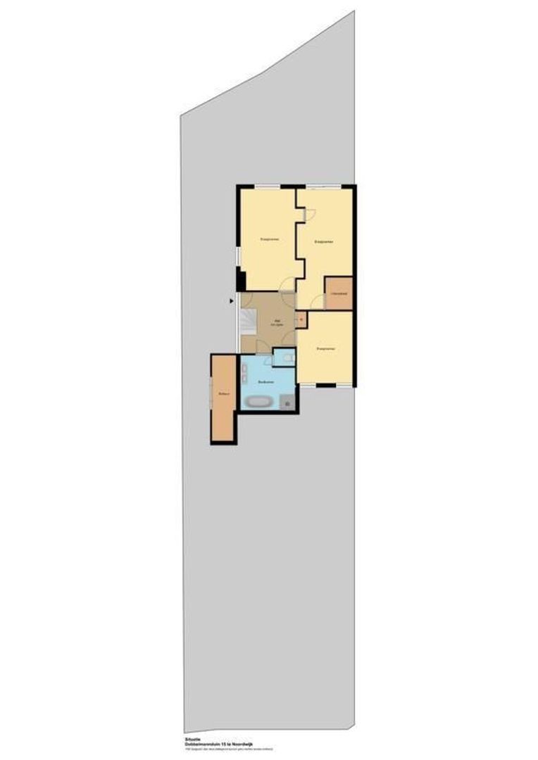 Dobbelmannduin 15, Noordwijk plattegrond-0