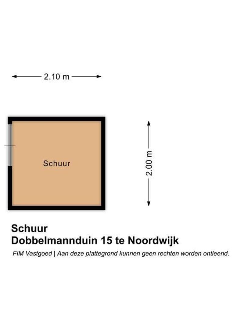 Dobbelmannduin 15, Noordwijk plattegrond-3