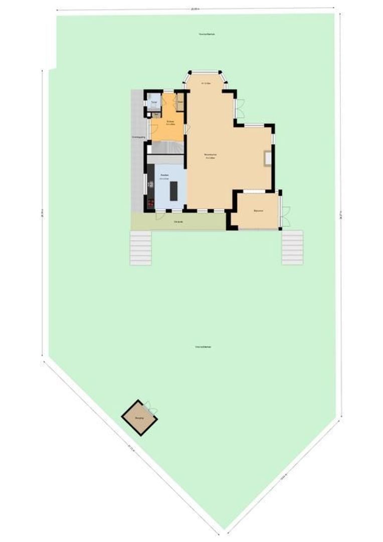 Erasmusweg 2 A, Noordwijk plattegrond-0