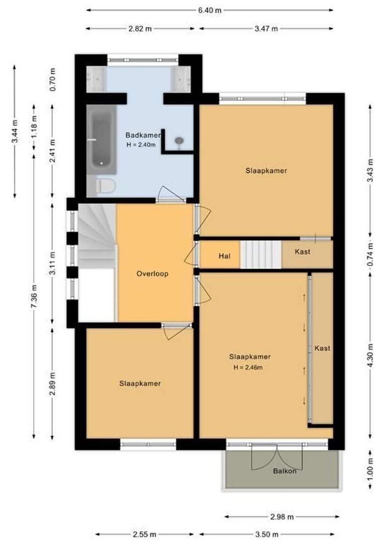 van Hardenbroekweg 21, Noordwijk plattegrond-2