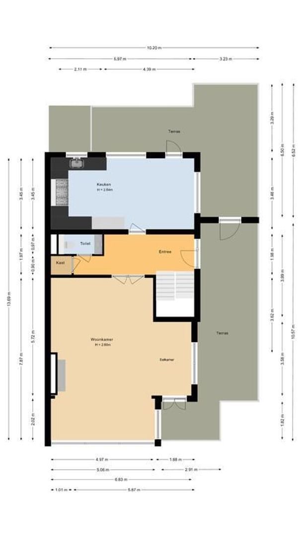 Dobbelmannduin 7, Noordwijk plattegrond-2