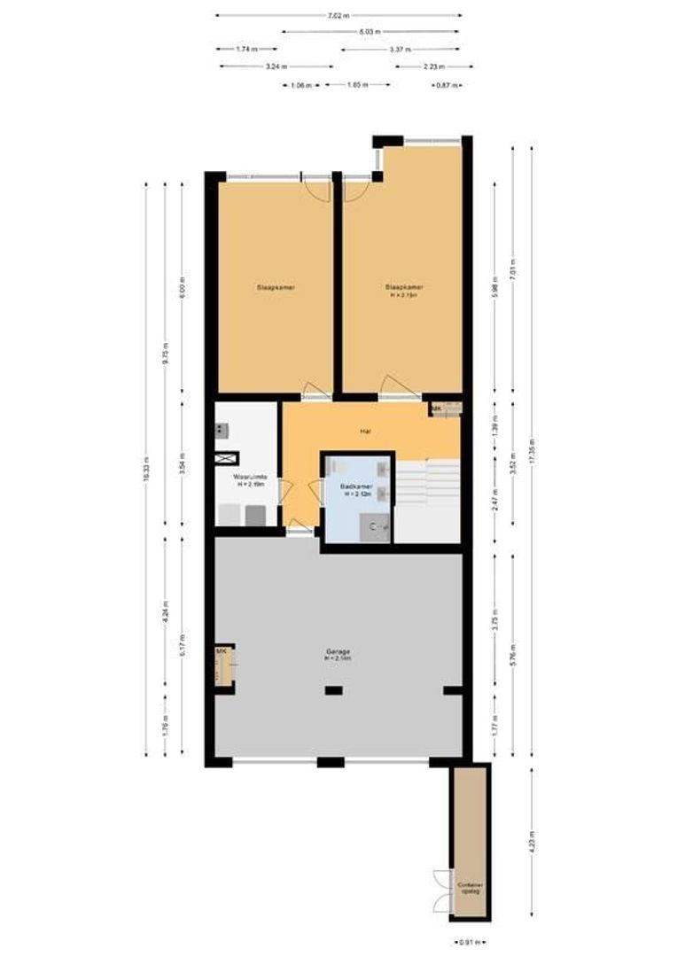 Dobbelmannduin 7, Noordwijk plattegrond-1