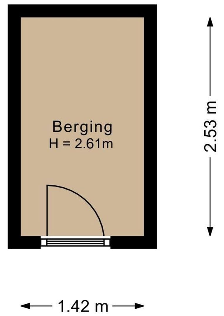 Duinroos 31, Noordwijk plattegrond-1