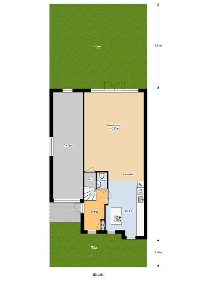 Binnenhof 24, Noordwijk plattegrond-0