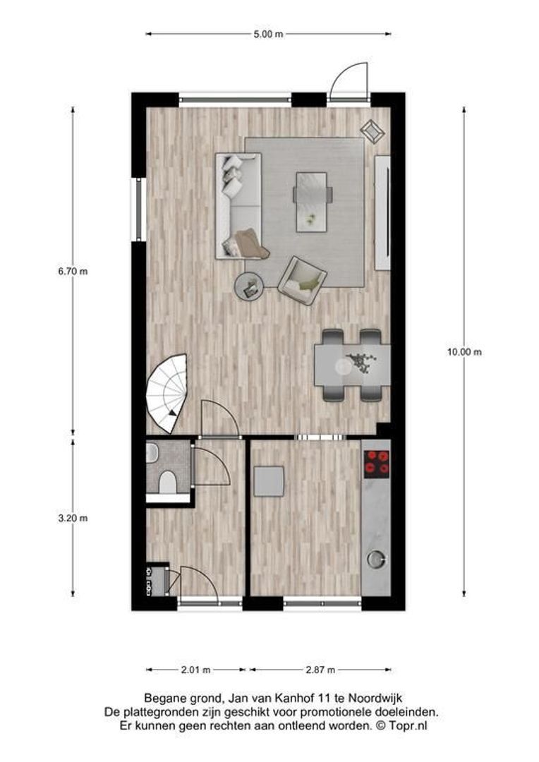 Jan van Kanhof 11, Noordwijk plattegrond-1