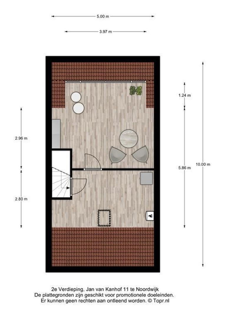 Jan van Kanhof 11, Noordwijk plattegrond-3