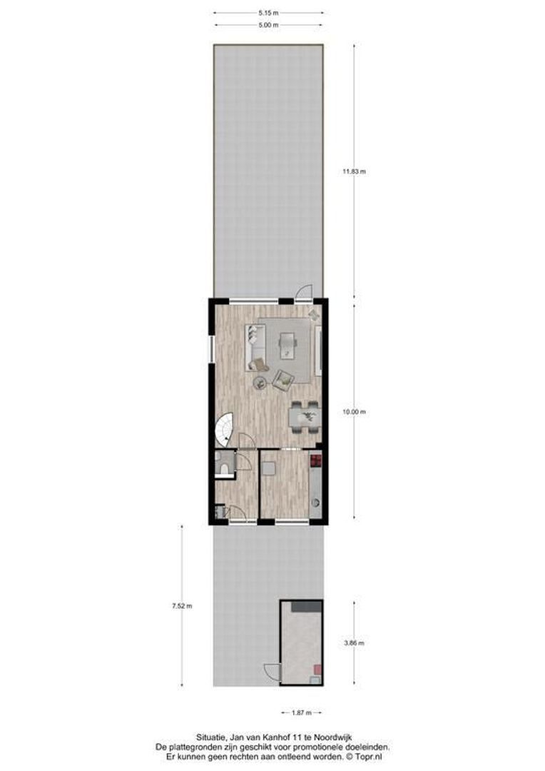 Jan van Kanhof 11, Noordwijk plattegrond-0