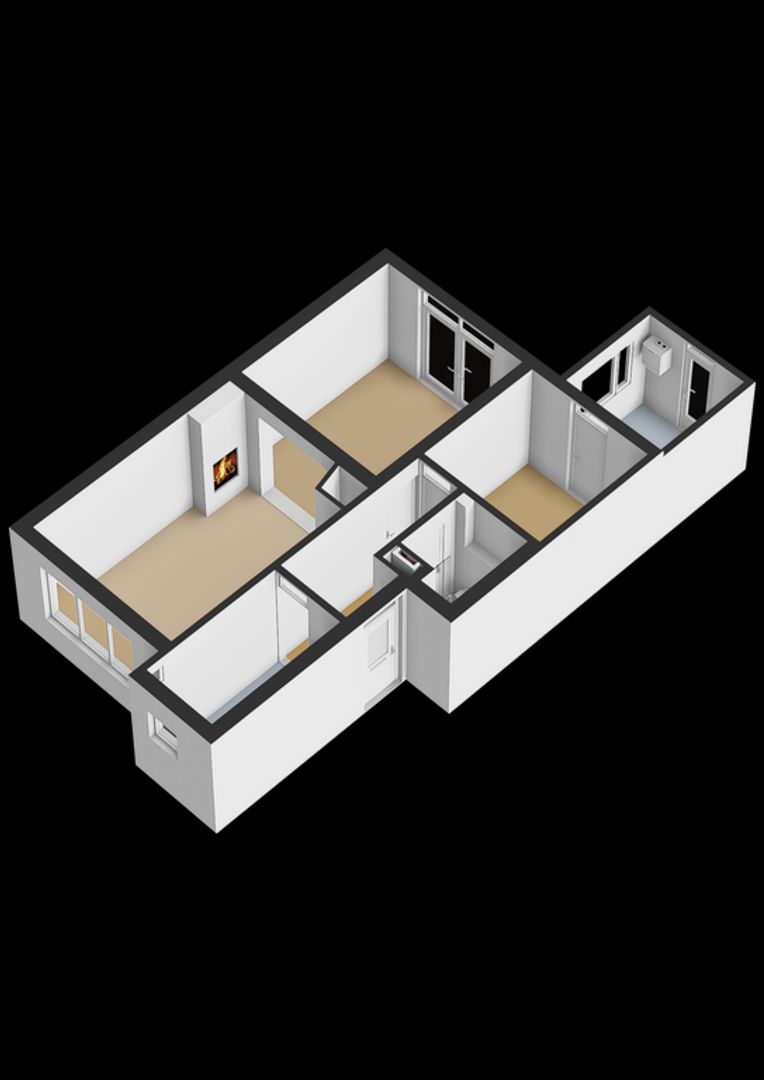 van Wassenaerlaan 38, Oegstgeest plattegrond-4